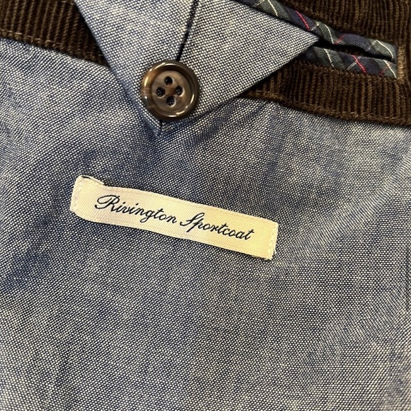 J CREW Men’s Brown Corduroy Sportcoat Size Large - Picture 10 of 10